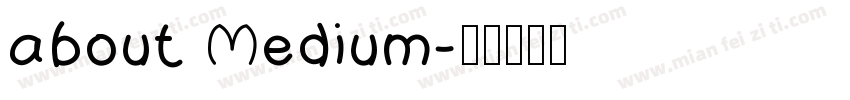 about Medium字体转换
